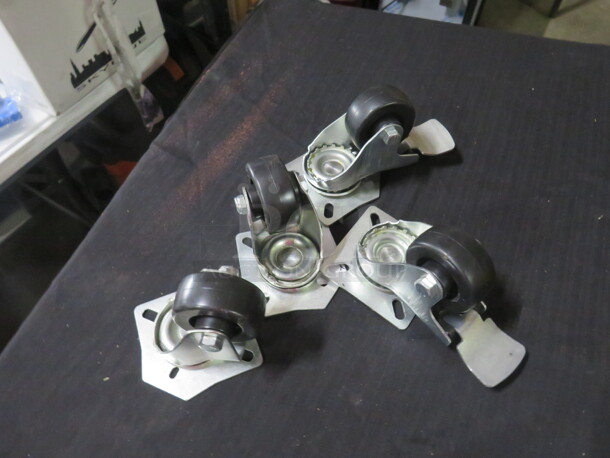 One Set Of 4 Casters. 