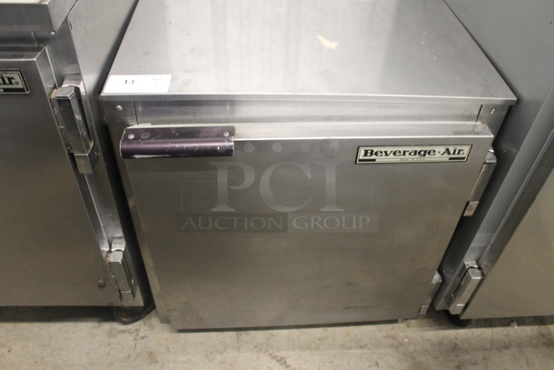 Beverage Air UCR27A Stainless Steel Commercial Single Door Under Counter Cooler. 115 Volts, 1 Phase. Tested and Working! - Image 1 of 5
