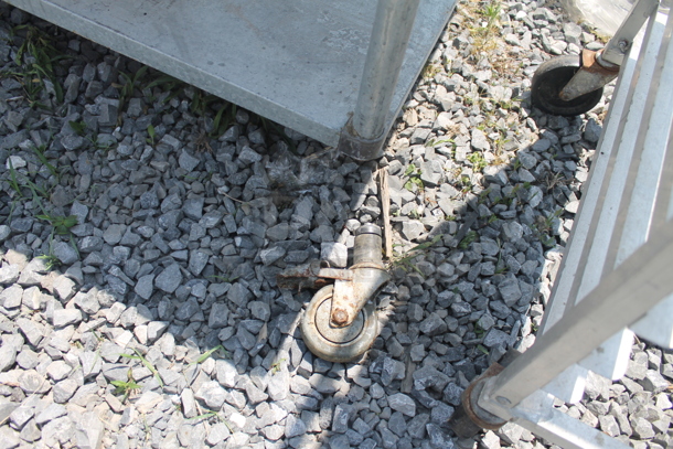Commercial Stainless Steel Work Table With Both Overshelf And Undershelf On Commercial Casters. - Image 7 of 8