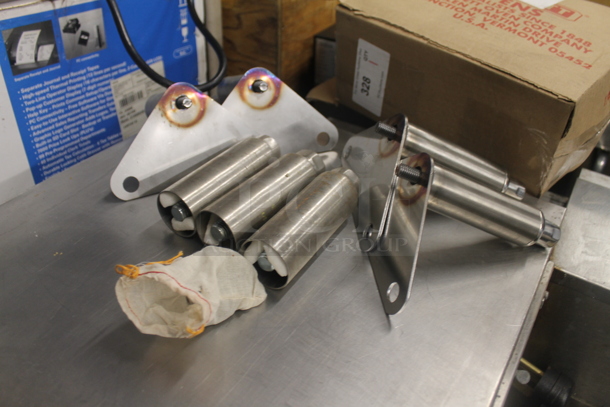 ALL ONE MONEY! Lot of 4 Metal Legs and Metal Pieces - Image 3 of 5