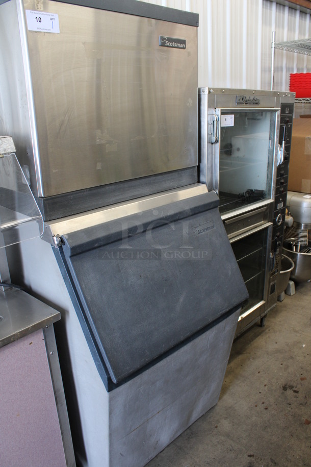Scotsman Model CME506WS-1F Stainless Steel Commercial Water Cooled Ice Head on Bin. 115 Volts, 1 Phase. 30x34x72 - Image 4 of 6