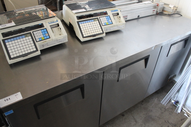 2013 True TWT-72 ENERGY STAR Stainless Steel Commercial 3 Door Work Top Cooler. 115 Volts, 1 Phase. Tested and Working! - Image 2 of 8