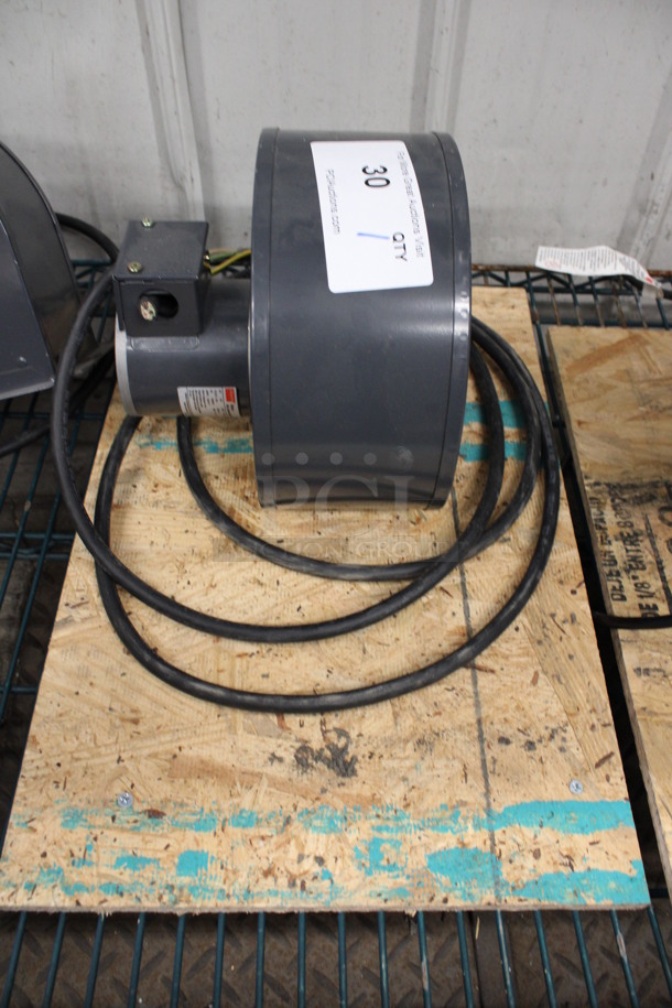 Dayton Model MG0824024171010 Metal Commercial Motor on Plywood Board. 115 Volts, 1 Phase. 12x6x9. Board: 13x21x0.5 - Image 3 of 4