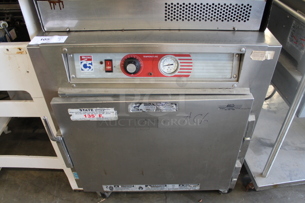 2011 Metro C5 C563-SFS-U Stainless Steel Commercial Warming Cabinet on Commercial Casters. 120 Volts, 1 Phase. Cannot Test Due To Cut Power Cord - Image 1 of 5