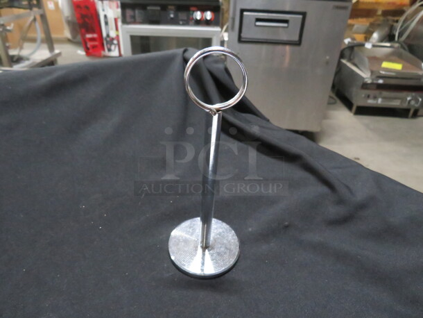 6 Inch Chrome Table Top Table Markers. 12XBID