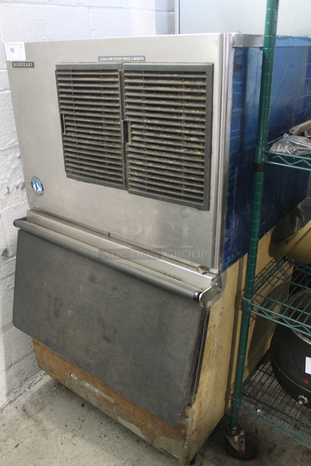 Hoshizaki KML-351MAH Stainless Steel Commercial Ice Machine Head on Commercial Ice Bin. 115 Volts, 1 Phase. - Image 1 of 10