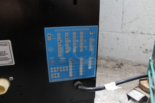 Cecilware GB3KLD Metal Commercial Countertop Cappuccino Machine. 120 Volts, 1 Phase. - Image 5 of 6