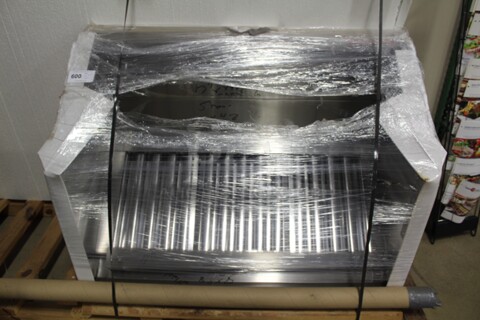 NEW! 48" Food Truck Ventilation Hood. 17 1/8x48x6 