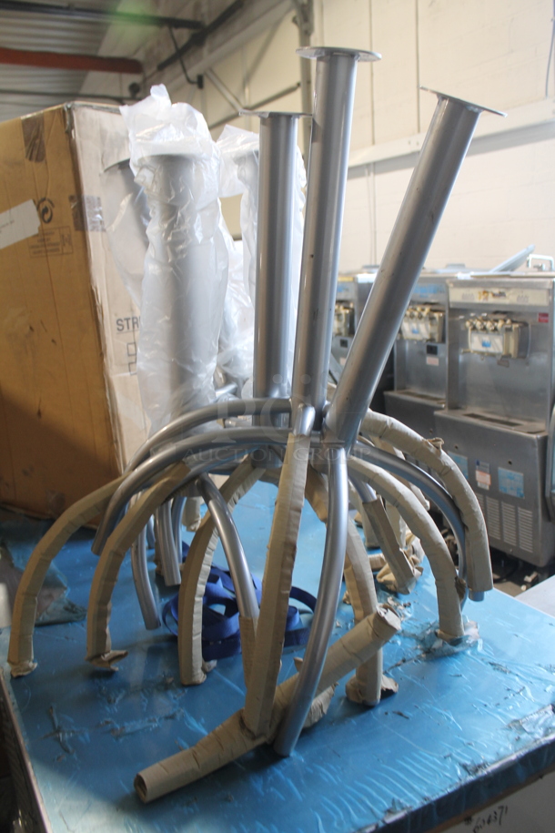 4 BRAND NEW ITEMS! 3 Bikini Metal Table Bases and Bikini FU ALLUM.2 Unit. 4 Times Your Bid! - Image 4 of 4