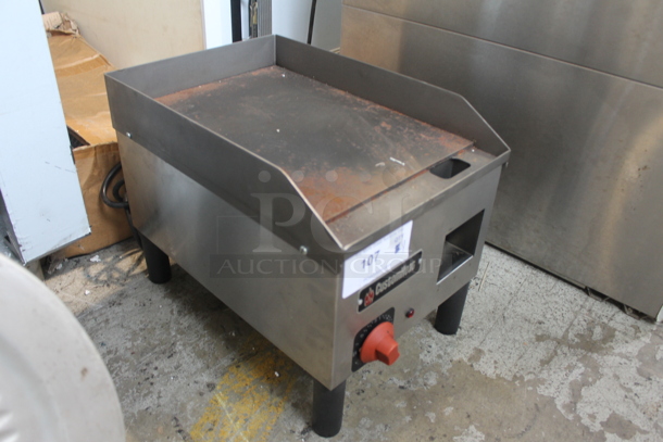 CustomHeat GR5E-200001 A4 Stainless Steel Commercial Countertop Electric Powered Flat Top Griddle. 220 Volts.  - Image 2 of 4