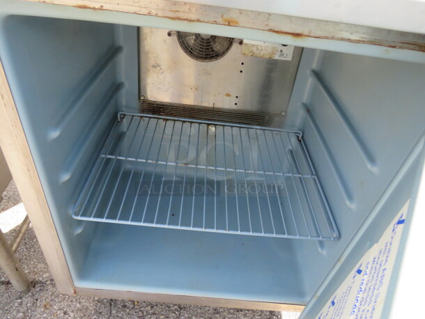 One Delfield SS 1 Door Under Counter Refrigerator. Model# 407. 115 Volt. 27X28.5X35.5 - Image 2 of 2