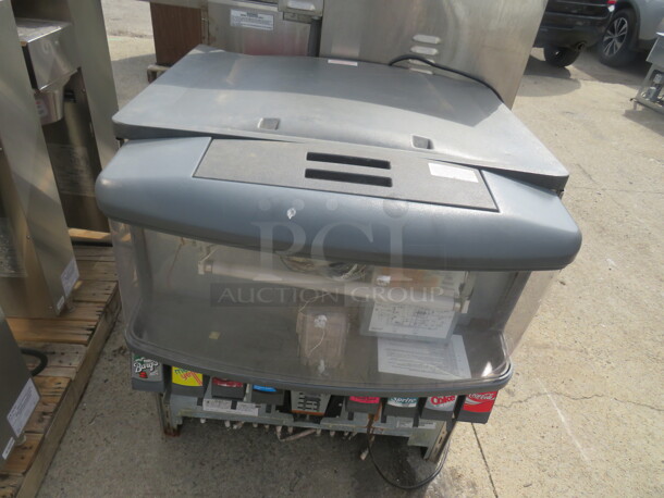 One Lancer 8 Flavor Soda/Ice  Dispenser. Model# DWG-15124A. 31X31X35 - Image 3 of 3