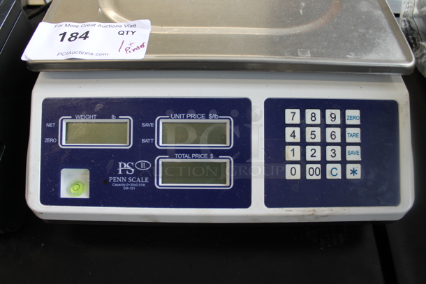 Penn Scale CM-101 30 Pound Capacity Stainless Steel Commercial Countertop Food Portioning Scale w/ GP-2120TF Receipt Printer. 115 Volts, 1 Phase. - Image 2 of 6