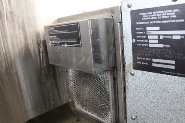 2020 Turbochef Model HhC Stainless Steel Commercial Countertop Rapid Cook Conveyor Pizza Oven. Comes w/ Extra Conveyor Belt. 208/240 Volts, 1 Phase. - Image 8 of 9