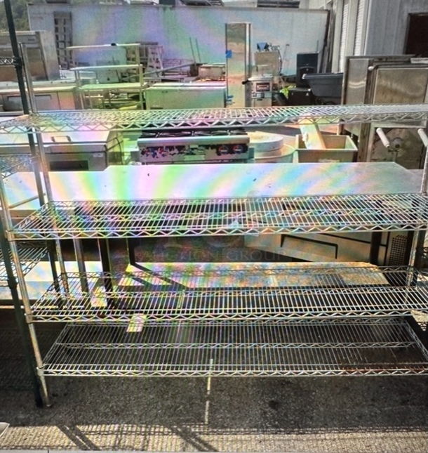One Metro Shelf With 4 Shelves, 72X18X63 - Image 1 of 1