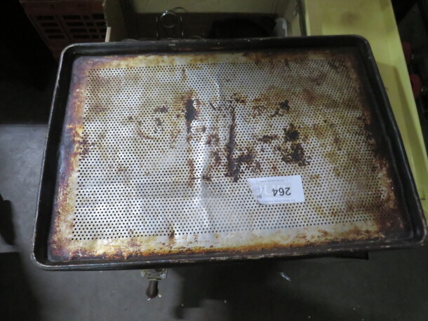 Full Size Perforated Sheet Pan. 4XBID - Image 1 of 1