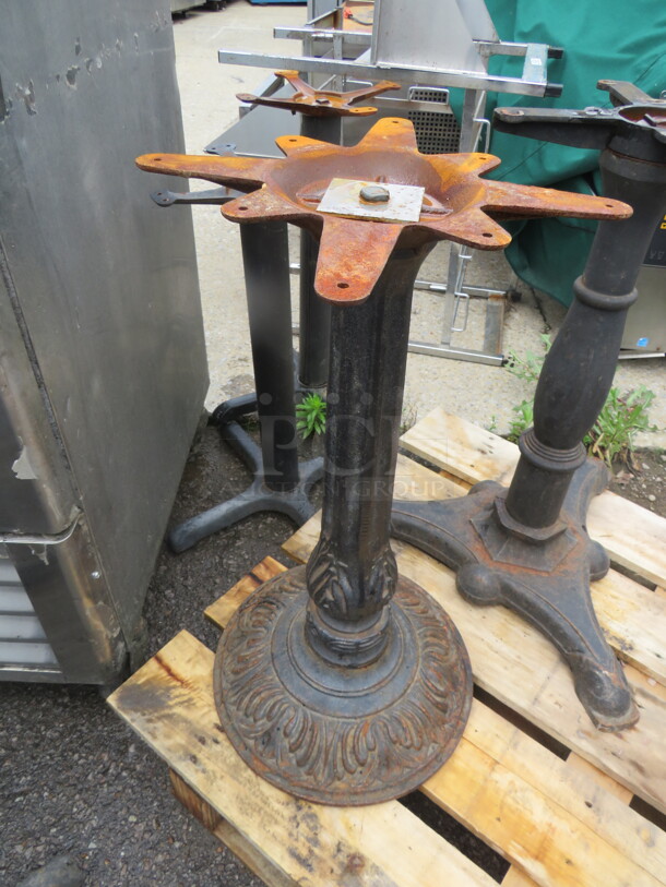 One Decorative Pedestal Base. - Image 1 of 2