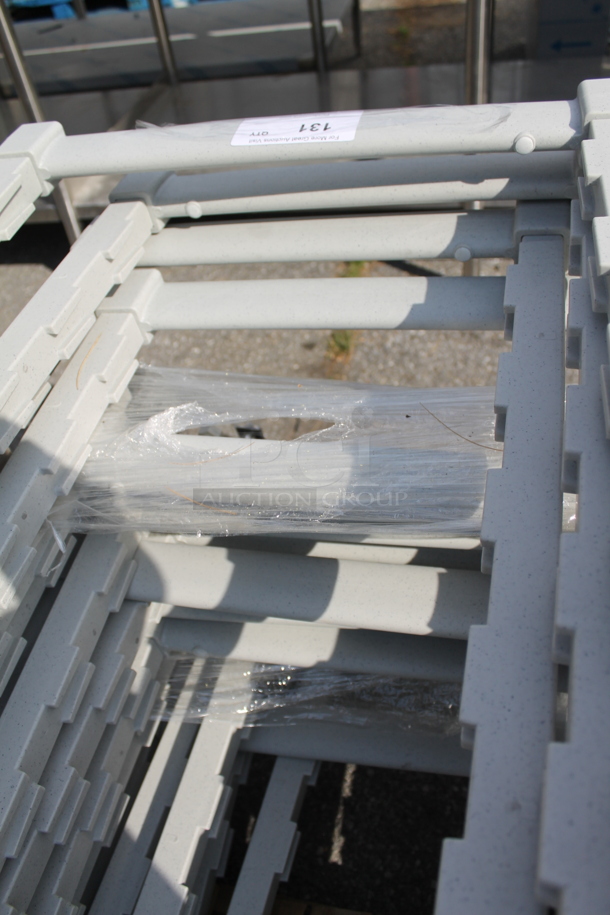 ALL ONE MONEY! PALLET LOT of BRAND NEW! Gray Poly Transport Rack Pieces, Pentair Water Filter Piece and Box - Image 8 of 9