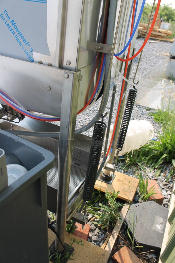 LIKE NEW! USED A FEW TIMES! 2022 Noble Wareforce-I-E Commercial Stainless Steel Single Rack Low-Temperature Door Type Dish Machine. 115V, 1 Phase. - Image 9 of 12