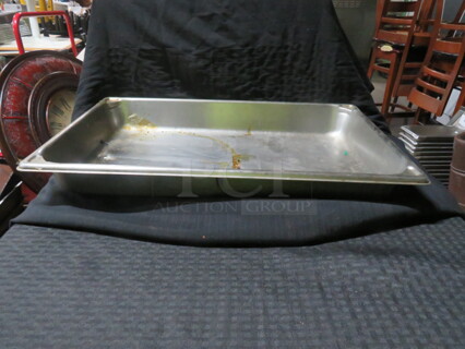 One Half Size 4 Inch Deep Hotel Pan.