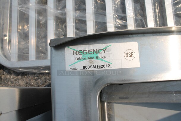 BRAND NEW SCRATCH AND DENT! Regency 600SM162012 Commercial Stainless Steel One Compartment Floor Mop Sink. - Image 2 of 4