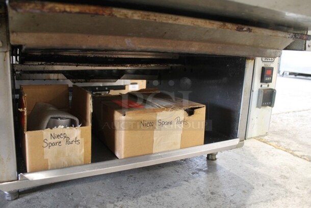 2018 Nieco JF63-2G Stainless Steel Commercial Countertop Natural Gas Powered BroilVection Conveyor Charbroiled Burger Grill. - Image 5 of 10