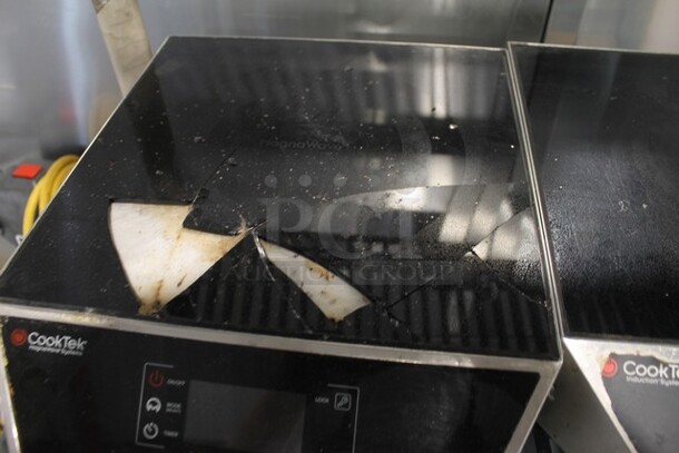 2014 CookTek MC3500G Stainless Steel Commercial Countertop Electric Powered Single Burner Induction Range. Top Is Cracked - See Pictures. 120 Volts, 1 Phase. - Image 4 of 6