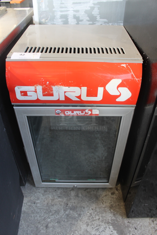 CTB100 Stainless Steel Countertop Single Glass Door Cooler. 115V. Tested and Working! - Image 1 of 7