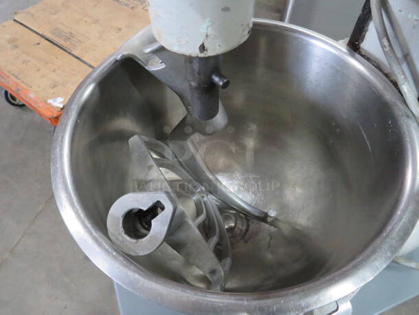 One Working Hobart 20 Quart Mixer. On A Metal Stand With 1 Drawer On Casters. - Image 3 of 7