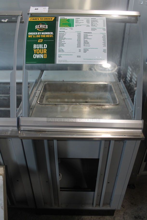 Duke SUB-HF-L25 M Stainless Steel Commercial Heated Soup Station Subway Make Line. 120 Volts, 1 Phase.  - Image 1 of 8