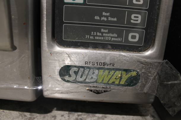 Amana RFS10SW2 Stainless Steel Commercial Countertop Microwave Oven. 120 Volts, 1 Phase. - Image 4 of 8