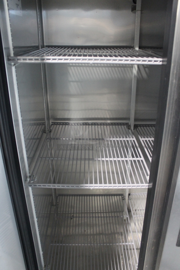 2018 True T-35-HC Stainless Steel Commercial 2 Door Reach In Cooler w/ Poly Coated Racks. 115 Volts, 1 Phase. Tested and Working! - Image 3 of 5