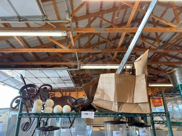 ALL ONE MONEY! Tier Lot of Various Items Including Metal Stands. - Image 1 of 4