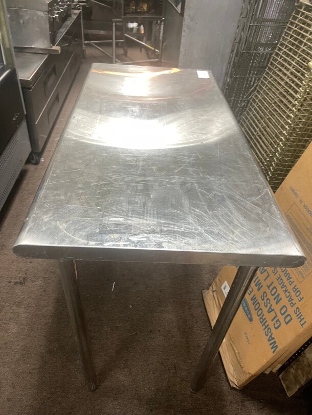 Commercial 48 Inch Stainless Steel Work Table NSF  - Image 3 of 7