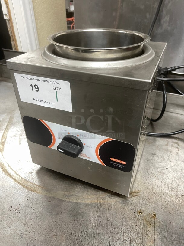 New! Nemco 6110A 4 qt Countertop Soup Warmer w/ Thermostatic Controls, 350 Watts 120v NSF Tested and Working! - Image 4 of 8