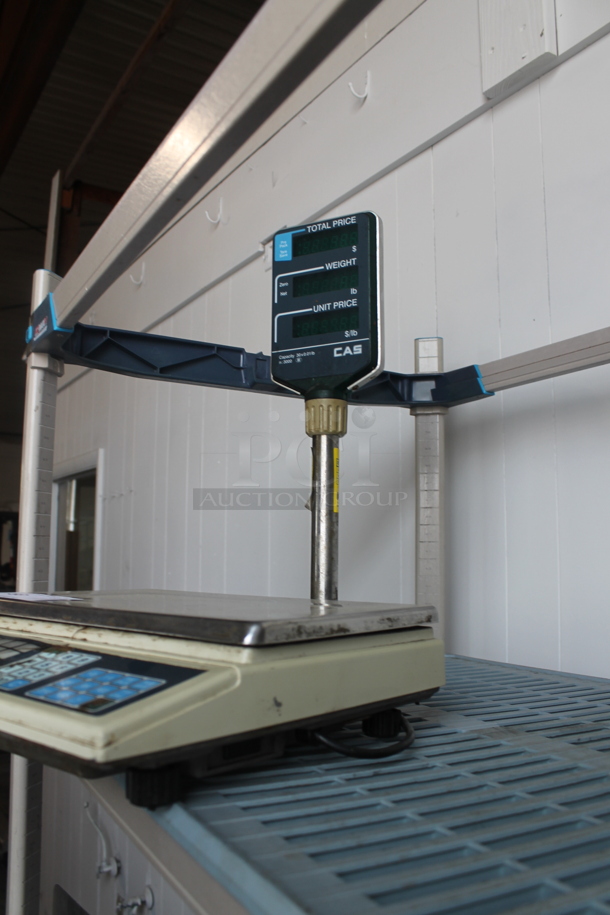 CAS AP-1 Metal Countertop 30 Pound Capacity Food Portioning Scale. 120 Volts, 1 Phase. Tested and Working! - Image 5 of 8