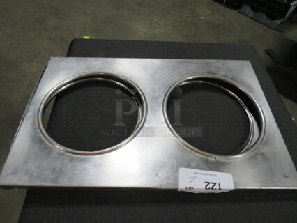 Stainless Steel Adapter Plate. 2XBID