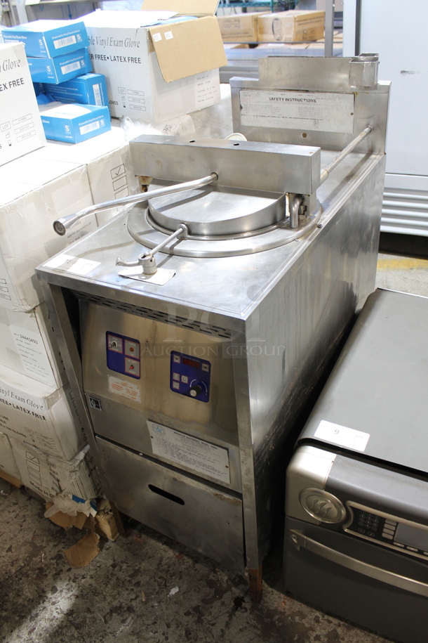 Broaster Stainless Steel Commercial Floor Style Propane Gas Powered Pressure Fryer. - Image 6 of 6