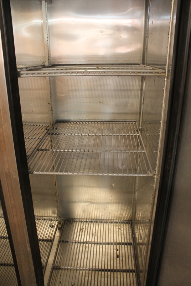 2016 True T-35 Stainless Steel Commercial 2 Door Reach In Cooler w/ Poly Coated Racks. 115 Volts, 1 Phase. Tested and Working! - Image 3 of 6