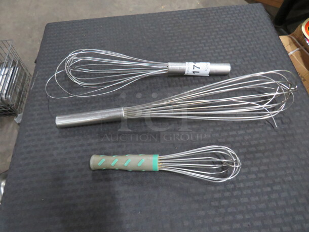 Assorted Stainless Steel Whip. 3XBID - Image 1 of 1