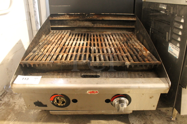 Star Stainless Steel Commercial Countertop Natural Gas Powered Charbroiler Grill. - Image 1 of 3