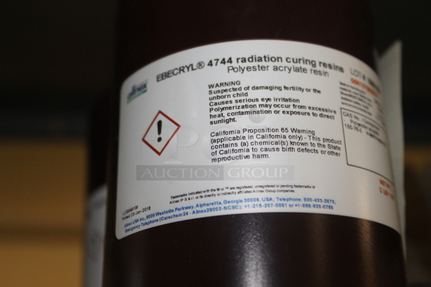 Gray Metal Shelving Unit w/ Contents Including Chemicals. BUYER MUST REMOVE. - Image 4 of 9