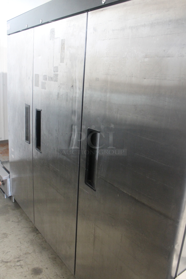 2017 Atosa MBF8003 Stainless Steel Commercial 3 Door Reach In Freezer w/ Poly Coated Racks. 115/208-230 Volts, 1 Phase. - Image 3 of 7