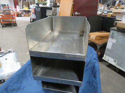 Heavy Duty Stainless Steel Organizer. 7.5X11.5X9. 2XBID.