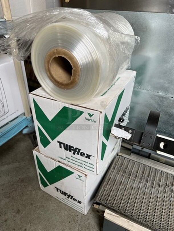 Heat Seal Model HS-1520D Metal Commercial Countertop Heat Sealer w/ 2 Boxes of Tufflex Premium Shrink Film. 115 Volts, 1 Phase. 51x22x12. Tested and Working! - Image 3 of 8