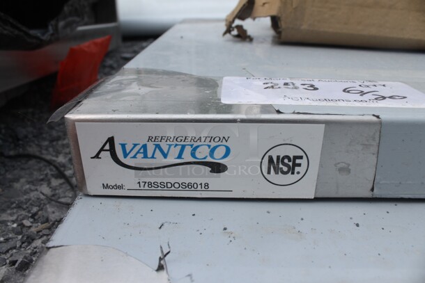 BRAND NEW SCRATCH AND DENT! Avantco 178SSDOS6018 Commercial Stainless Steel Disassembled Double Deck Overshelf.  - Image 5 of 5