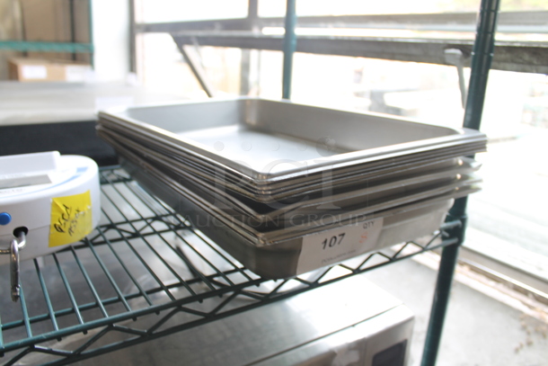 8 Stainless Steel Full Size Drop In Bins. 1/1x2. 8 Times Your Bid! - Image 2 of 3
