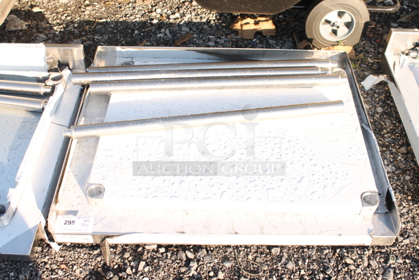 BRAND NEW SCRATCH AND DENT! Stainless Steel Tabletop, Under Shelf and 4 Legs - Image 1 of 2