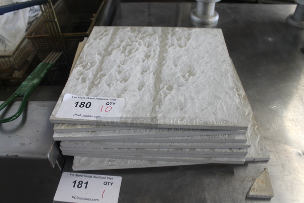 ALL ONE MONEIY! Lot of 10 Stone Pattern Tiles. - Image 2 of 4