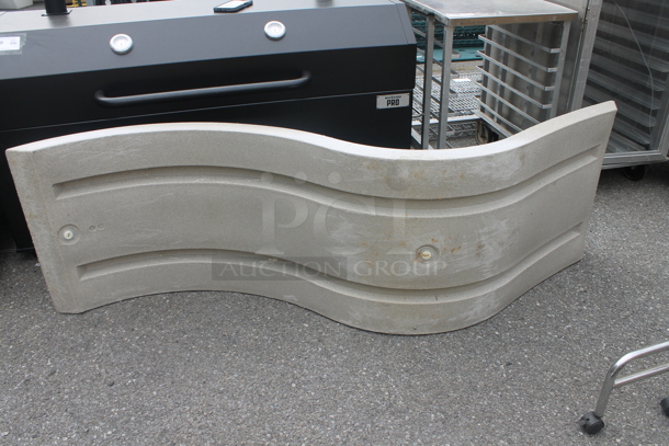 2 Tan Poly Ledge Lounger Chairs. 2 Times Your Bid! - Image 4 of 7